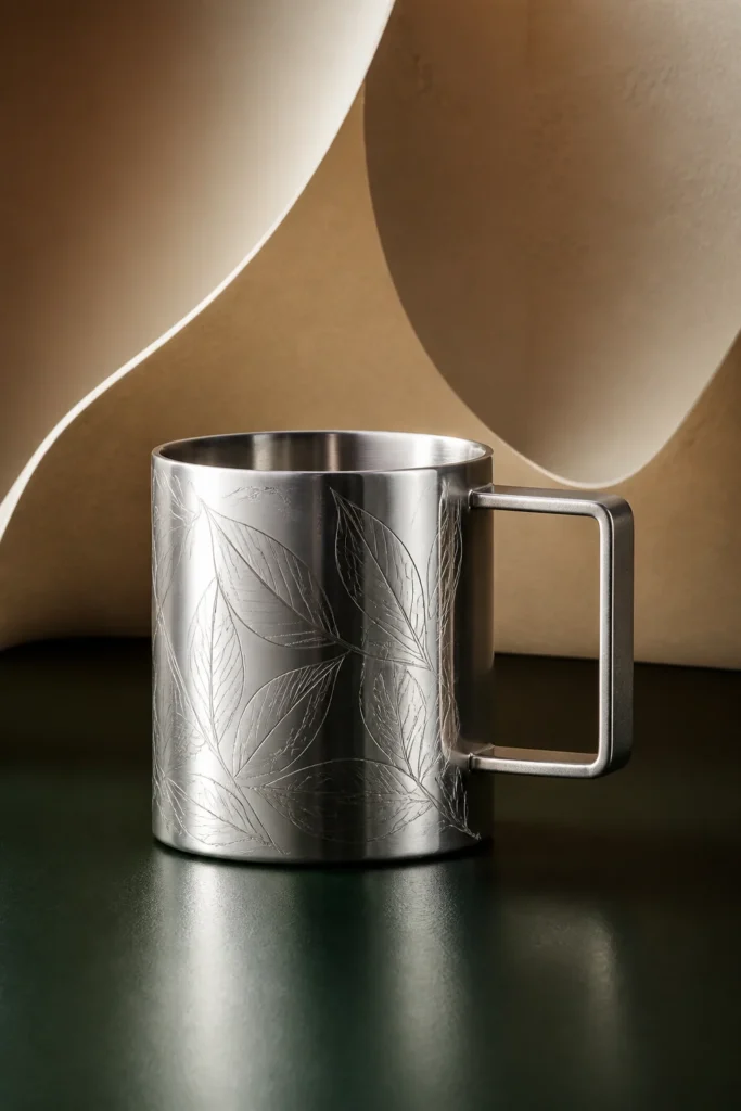 Caneca metálica personalizada